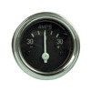 photo of For all models to 1958. Terminal type ammeter. 30-0-30. Chrome ring. Replaces FAD10850A. Fits 2 inch opening.