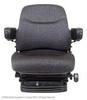 Minneapolis Moline GVI Seat, Air Suspension, Black Leatherette, Universal